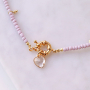 Collares minimalistas con abalorios rocalla de cristal