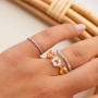 C&oacute;mo hacer anillos con abalorios de zirconia