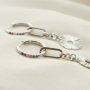 Personaliza estos bonitos pendientes de acero inoxidable