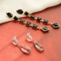 Ponte creativa con los pendientes de Crystal Glass