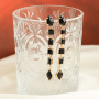Ponte creativa con los pendientes de Crystal Glass