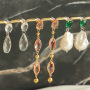 Ponte creativa con los pendientes de Crystal Glass