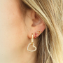 Trucos con los pendientes met&aacute;licos TQ de lat&oacute;n