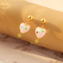 Trucos con los abalorios de cristal con flores pintadas a mano