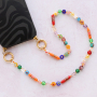 Creaci&oacute;n de pendientes de verano con abalorios de cristal con flores