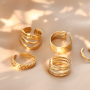 Ideas para combinar anillos de acero inoxidable ya listos