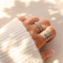 Ideas para combinar anillos de acero inoxidable ya listos