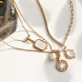 Ideas creativas con colgantes de acero inoxidable y concha para crear joyas