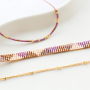 Joyas minimalistas con Miyuki delicas