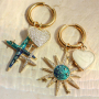 Mezcla y combina: crea bellas joyas con colgantes met&aacute;licos TQ de lat&oacute;n