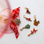 Crea tus propias decoraciones navide&ntilde;as con colgantes met&aacute;licos