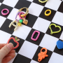 Crea joyas de moda con las fornituras para llavero coloridas