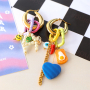Crea joyas de moda con las fornituras para llavero coloridas