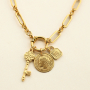 Crea collares y pendientes con colgantes de acero inoxidable