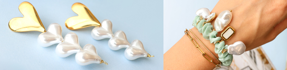 Nueva colección de perlas de agua dulce de imitación Nueva colección de perlas de agua dulce de imitación