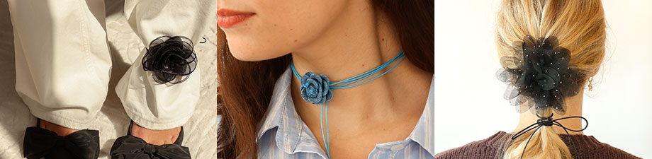 Nuevos y preciosos chokers florales Nuevos y preciosos chokers florales